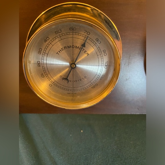 Springfield instrument co MCM thermometer humidity gauge vintage - Picture 5 of 7